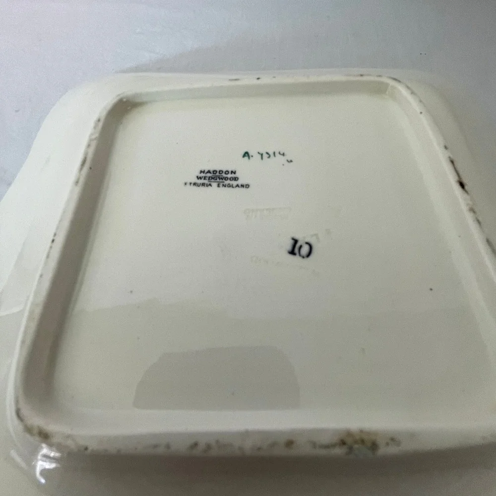 Vintage Ceramic Serving‎ Set Tray & 16 Cups Floral Design Tea Party